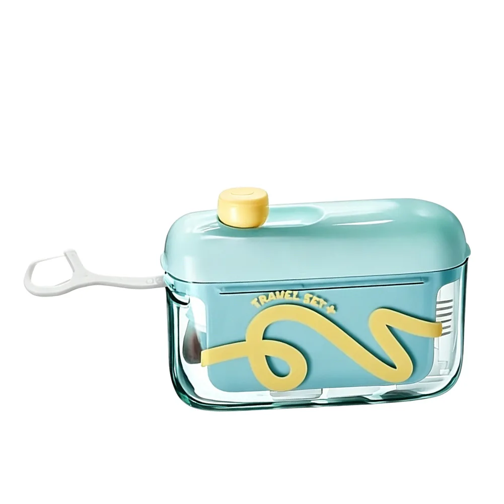 Travel Toothpick Holder Automatic Floss Dispenser Ultra-fine Cleaning Thread Intuitive Operation Design For Daily Commuting