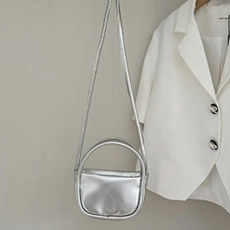 

PU Handbags Shoulder Bags Mini Lipsticks Bag Cosmetics Makeup Phone Bag Purse Crossbody Bag Black Silver Yellow 20CA