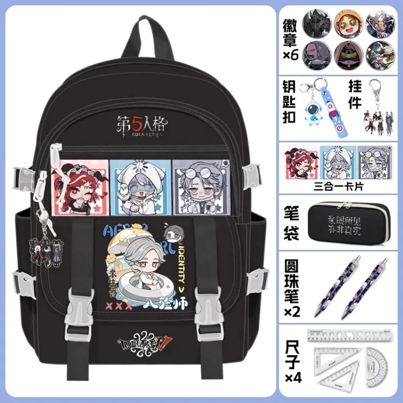 كاندي 2025 أنيمي لعبة الهوية الخامس تأثيري المنقب المحنط سير أكسفورد الكرتون عالية السعة الحرم الجامعي شارة مقلمة على ظهره