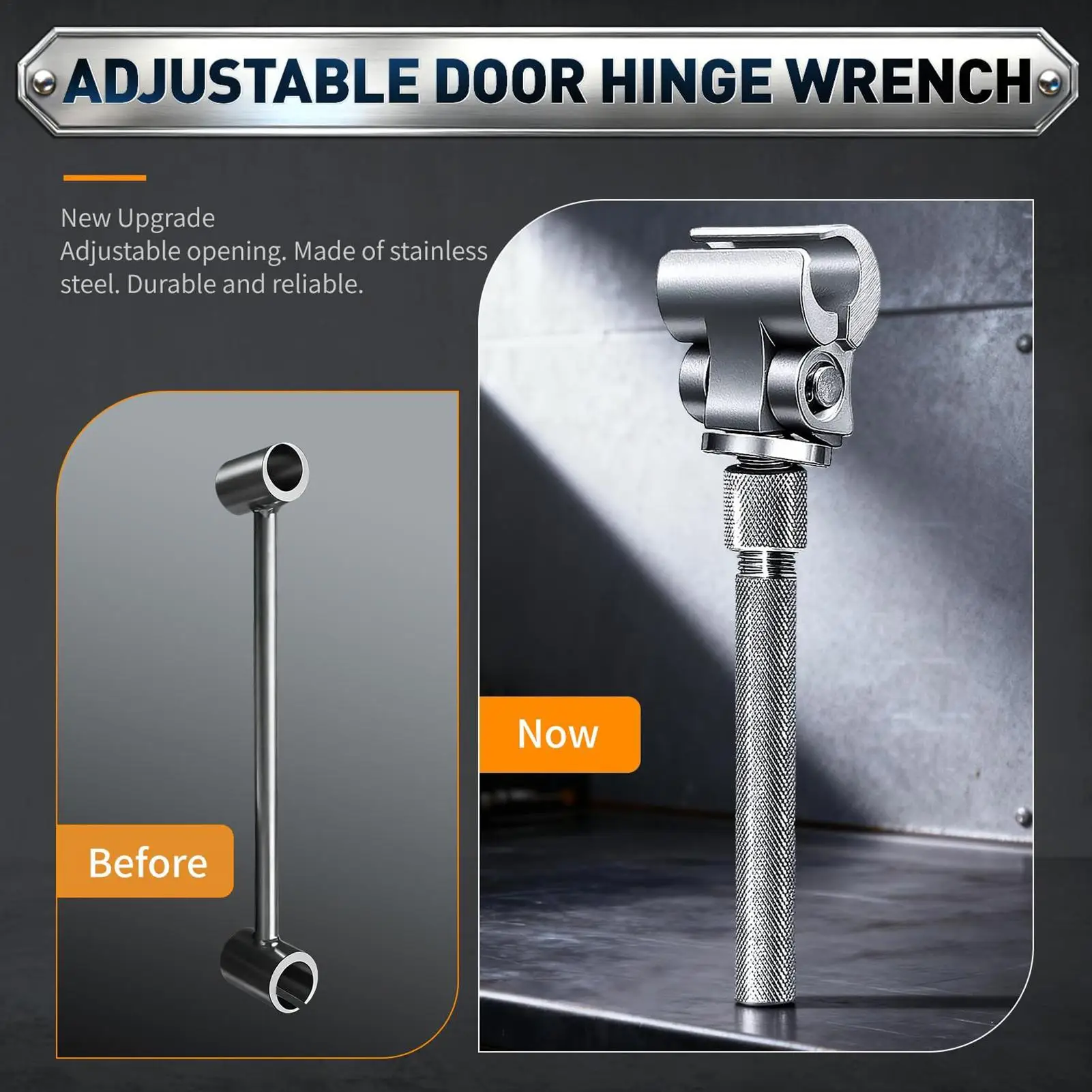 Door Hinge Adjustment Wrench Precision Cabinet 2027 Upgrade Heavy-duty Door Hinge Adjustment Tools Rust-proof Gap Adjust Wrench