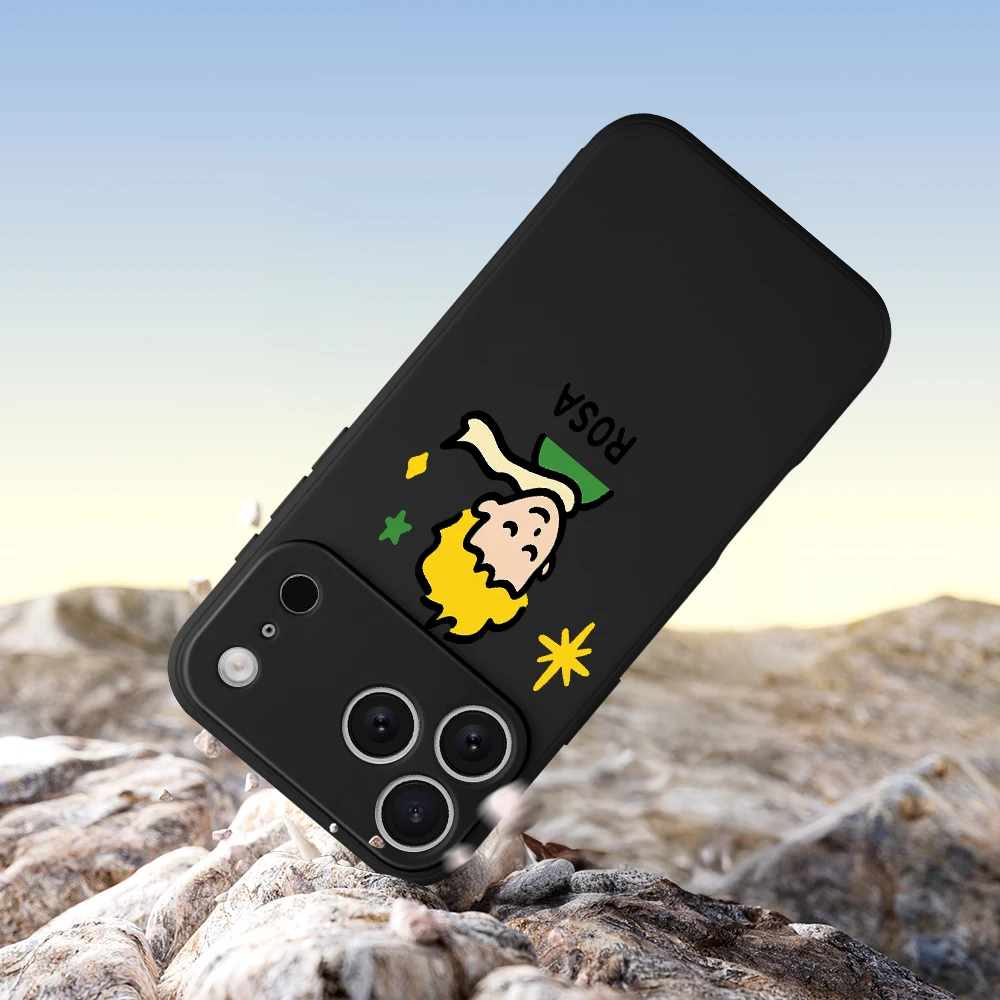 حافظة لهاتف آيفون 17 ProMax 17 Air 16 15 14 13 12 11 Pro Max XS Max7 8 Plus 16e 16 Plus غطاء من البولي يوريثان الحراري Coque