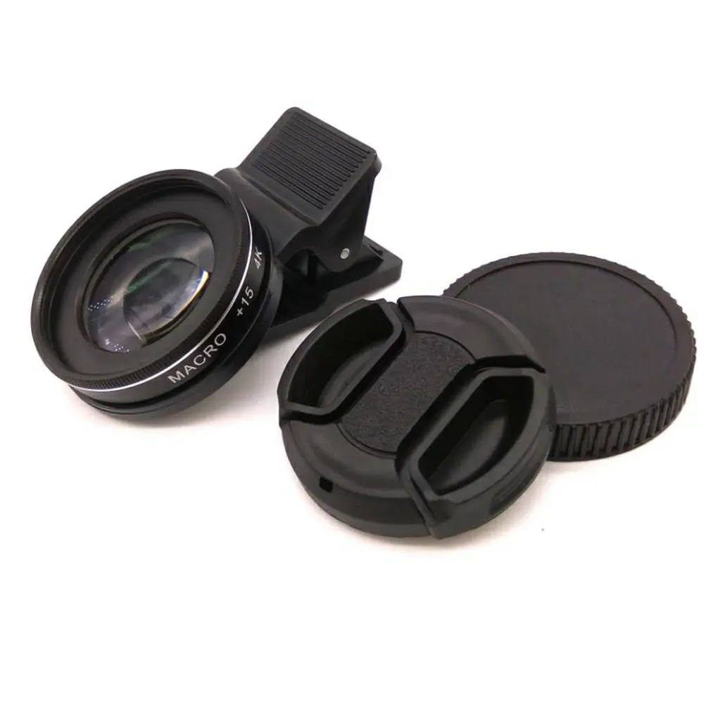Professional 37MM 15X Macro Lens Photography Phone Camera Lens 4K Macro Lens Accessories For Smartphone For Diamond Jewelry