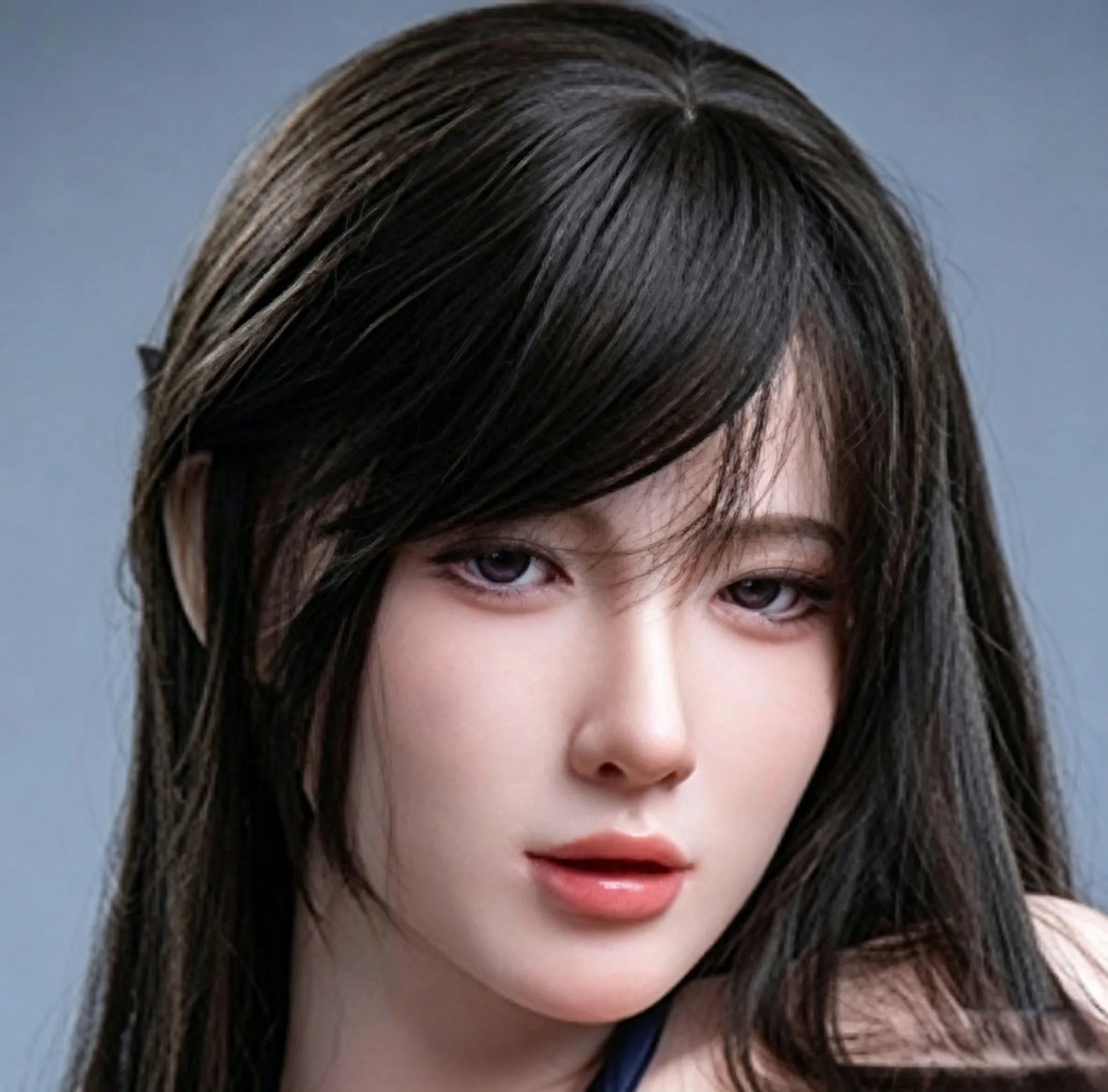Realistic silicone sex doll head, oral sex doll single-headed - view 3
