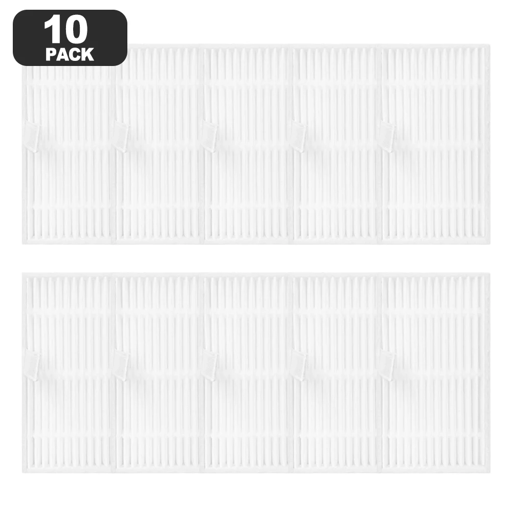 

10Pcs Hepa Filter For Airzeen Q10 Pro Robot Vacuum Cleaner Washable Replacement Part Home Cleaning Accessory