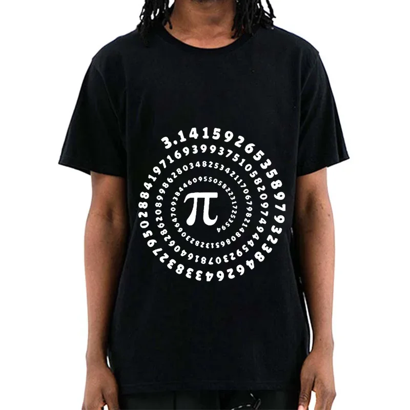 Men's High-Quality 100% Polyester Fiber Material Fun Patterned Print Summer Loose Round-neck Men's