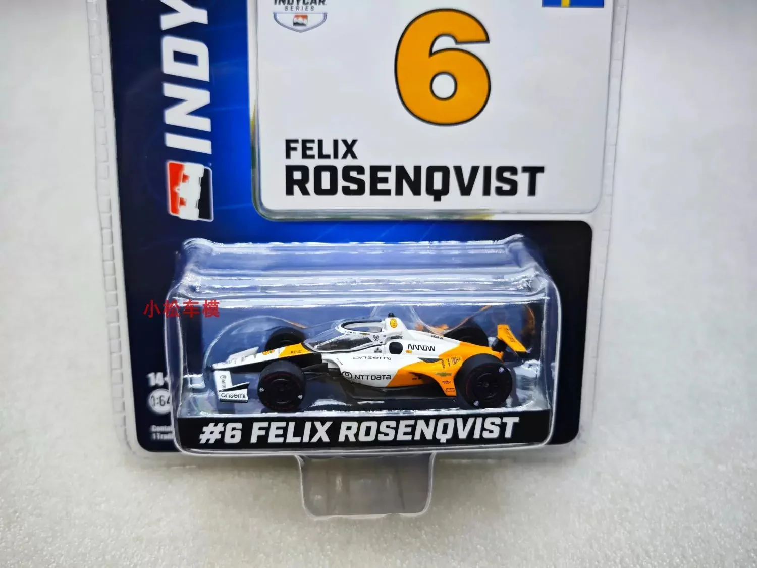 Modèle de voiture Felix Rosenqvist en alliage métallique moulé sous pression, jouets de collection, cadeau, NTT, #6, 1:64, 2023