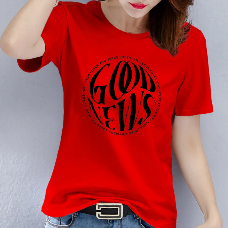 Crew-neck Monogram Print Short-sleeved T-shirt Blouse Aesthetic  Graphic T Shirts  Women Clothes  Vintage Clothes