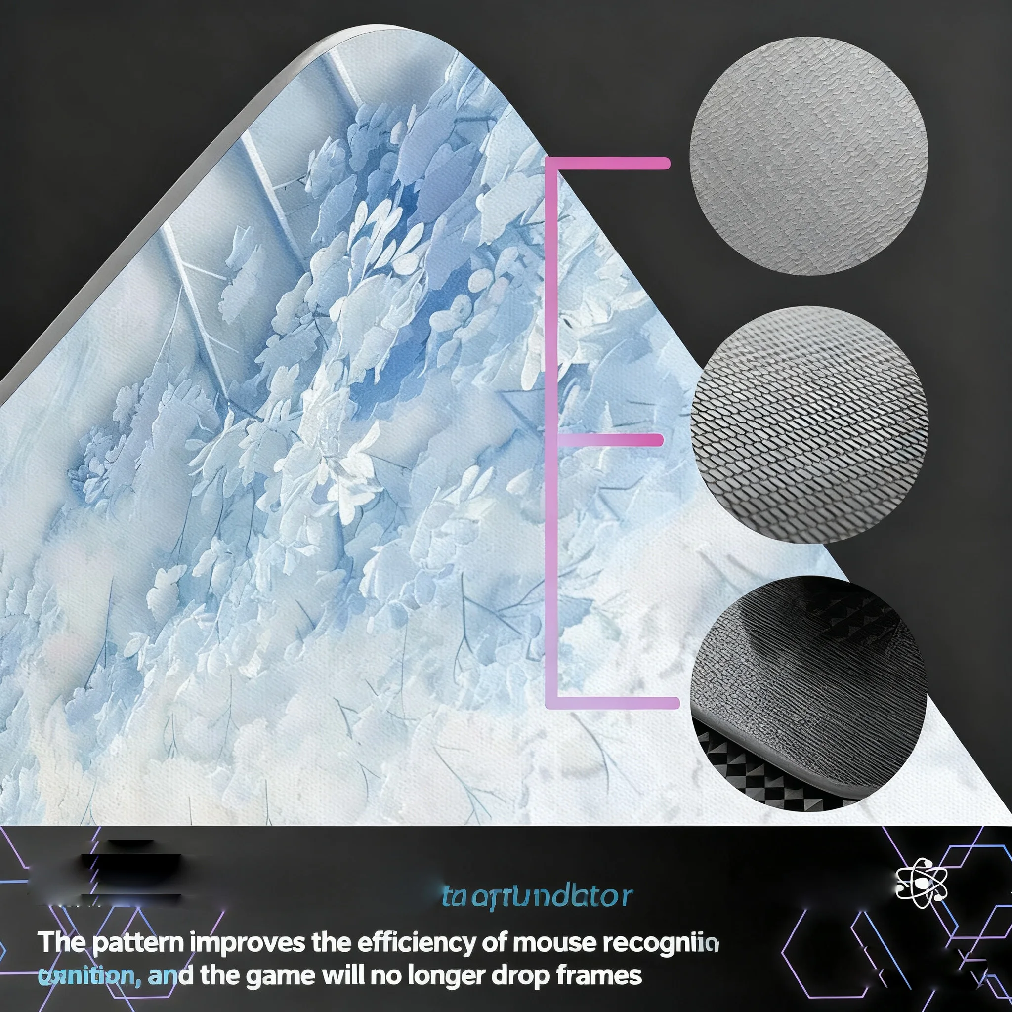 

Oil Painting Relief Scenery Tempere Glass Gaming MousePad Frosted Surface Tempered Glass Mouse E-Sports FPS Game Glass MousePad