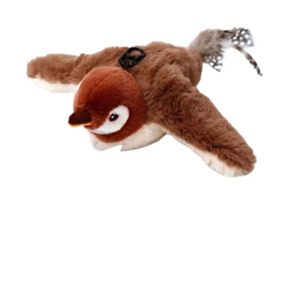 Jouets interactifs en peluche pour chat, oiseau coloré, pas de battement volant, poignées légères, jouet coule amovible pour chat, KUNICEF