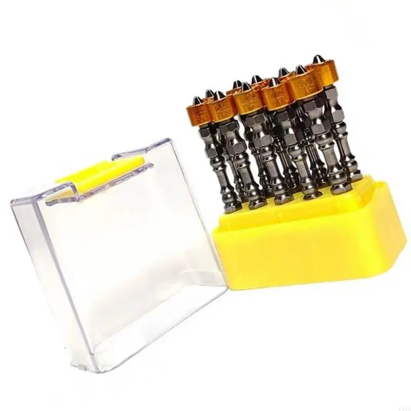 

2025 New 10pcs 65mm Aluminum Circle Screwdriver Bit For Enhances Work Efficiency