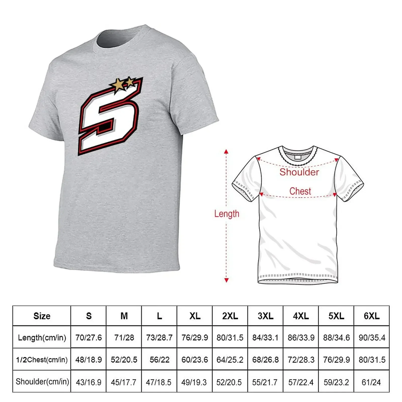 Johann Zarco Number 5 T-Shirt sublime shirts graphic tees mens designer t shirt