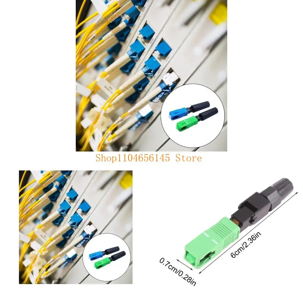 5asd 20Pcs Field Assembly Fiber Optics Fast Connector FTTH Embedded Cold Connector