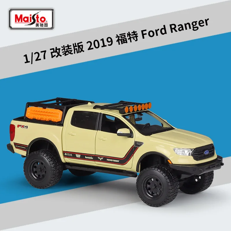 Meritor Figure 1:27 Modified 2019 Ford Range Pickup Off-Road Truck Simulation Alloy Car Model