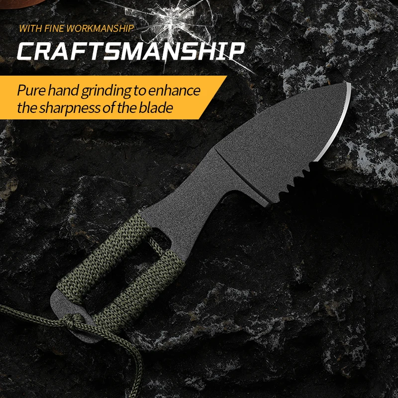 Diving straight knife Self-defense knife Outdoor camping knife Meat knife Diving knife