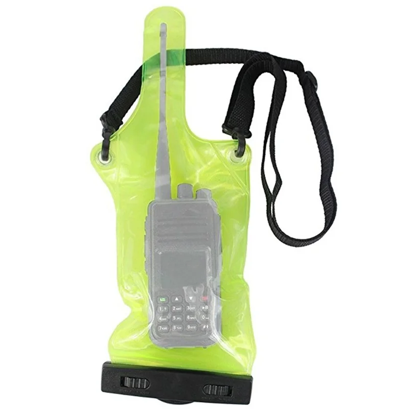 Baofeng-funda impermeable para walkie-talkie 5R 82 BF 888S, bolsa impermeable para accesorios de Radio portátil, UVB6