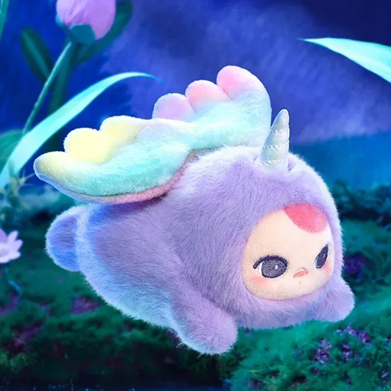 

POP MART Pucky Beanie Babies Flying Series Blind Box Kawaii Anime Action Figure Surprise Mystery Doll for Girls