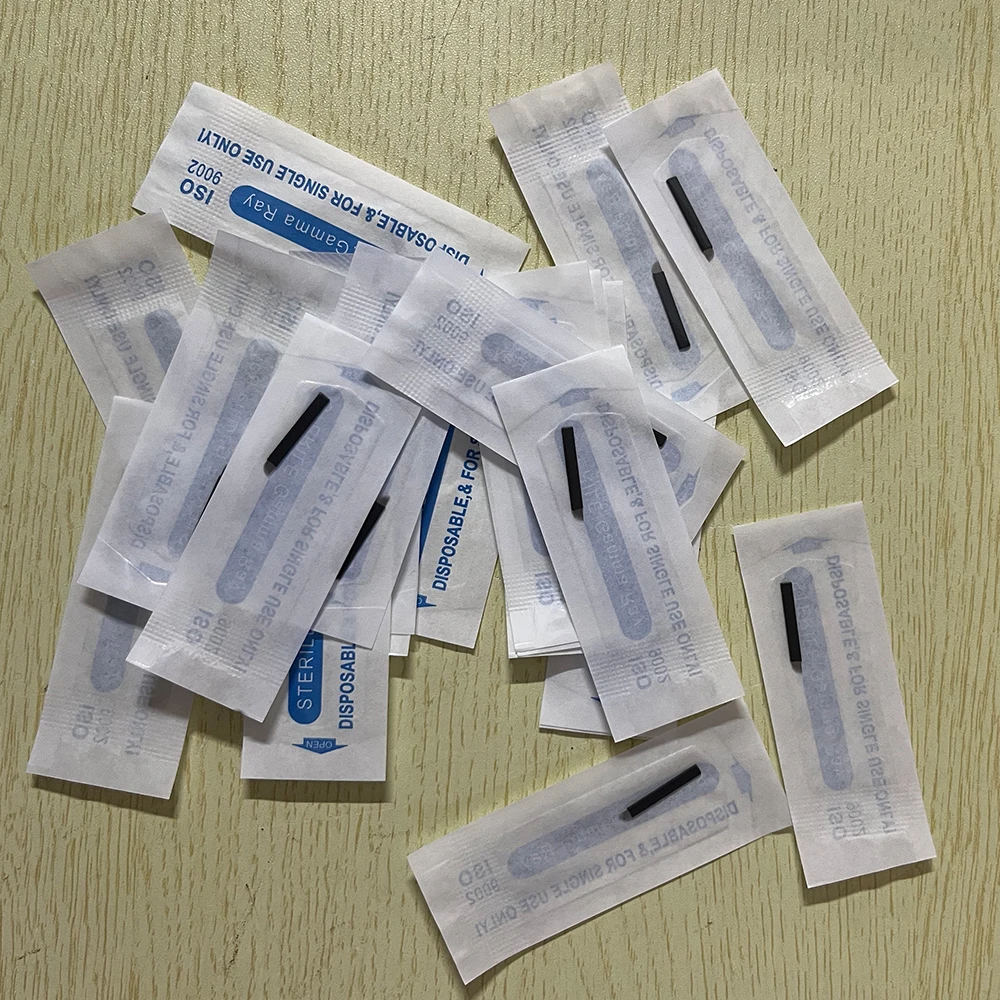 Microblading Blades Tebori Blades Needles 12 Flex Tattoo Needle Permanent Makeup Needles 50pcs