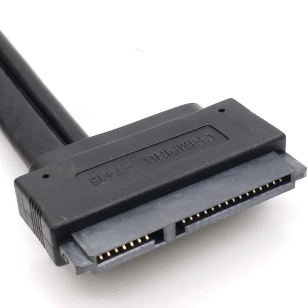 Stylish-7+15Pin SATA HDD To Power ESATA Adapter Power Esata USB 2.0 5V 12V Combo To 2.5Inch 3.5Inch 22Pin Sata Hdd Adapter Cable