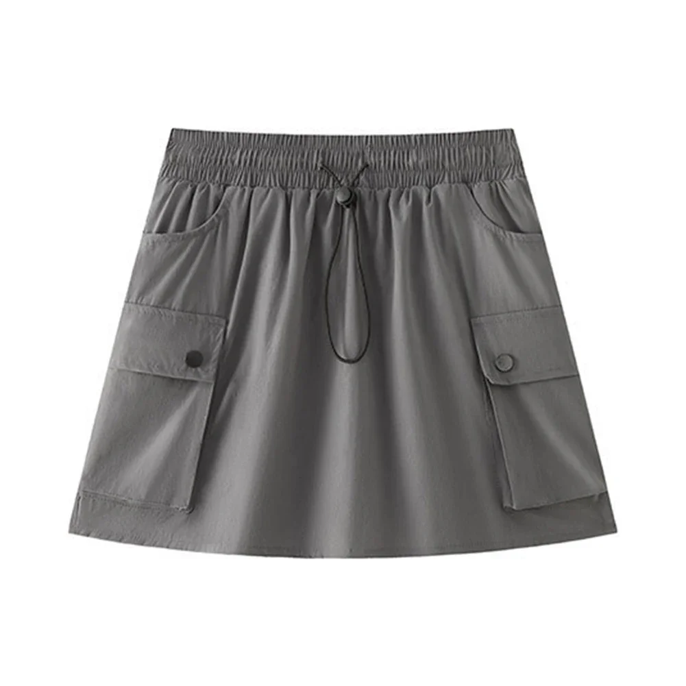 Womens Workwear Skirt Womens Skirts New Skirt Womens Workwear Drawstring Elastic High Fashion Birthday Present