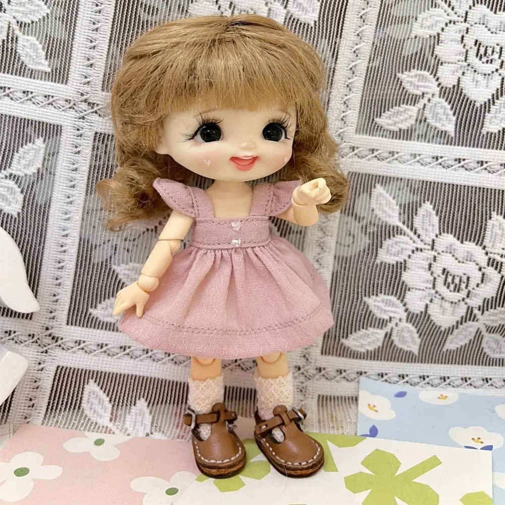 手作りプリントドレスショート/長袖ファッション人形服スカートマルチスタイルアクセサリー白カーディガン