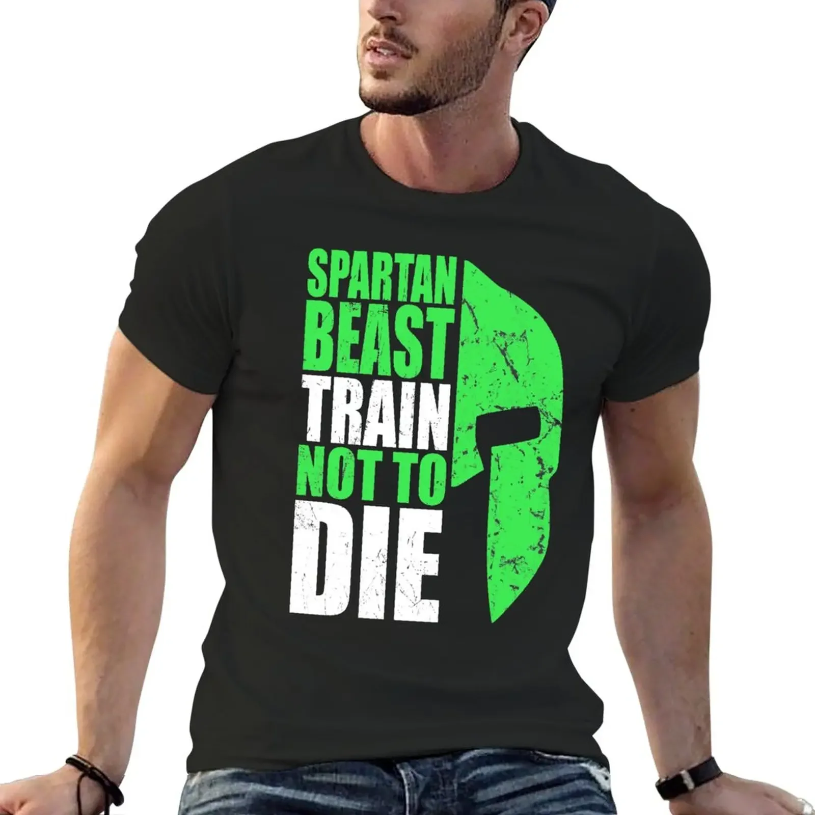 Spartan Beast Train Not To Die Gift For Spartan Warrior T-Shirt oversized t shirt black t shirt mens t shirts pack