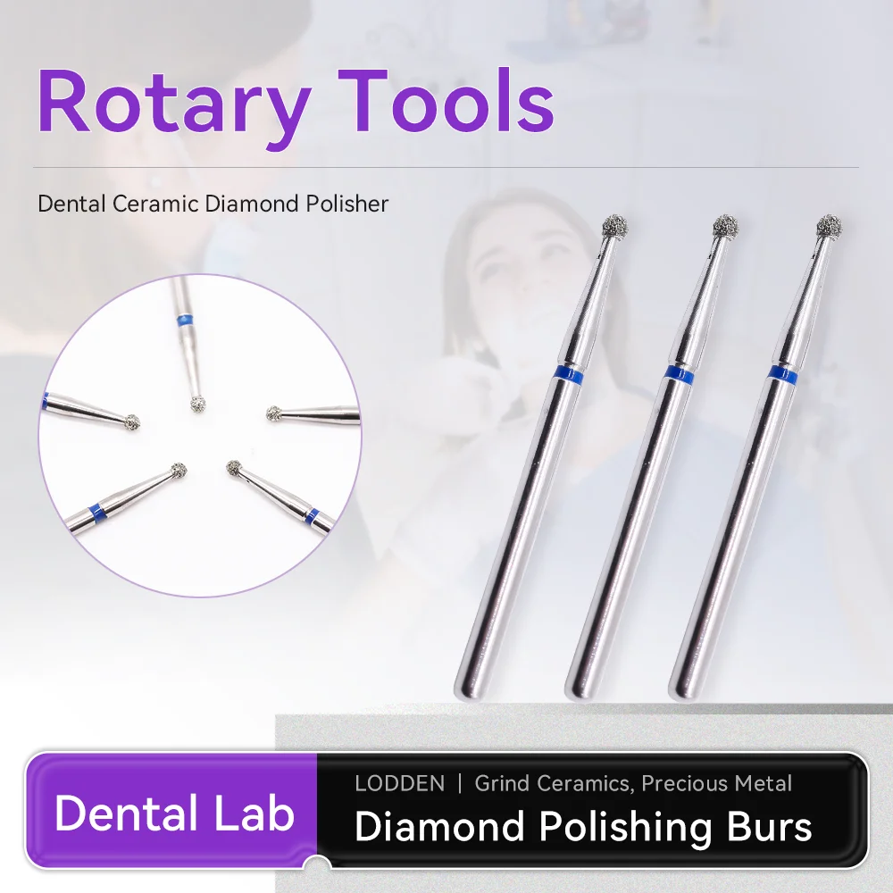 Dental Diamond Burs Drill 39 Sizes 1.6mm for High Speed Handpiece Stomatology Department Dentistry Grinding Tools 10Pcs/Lot