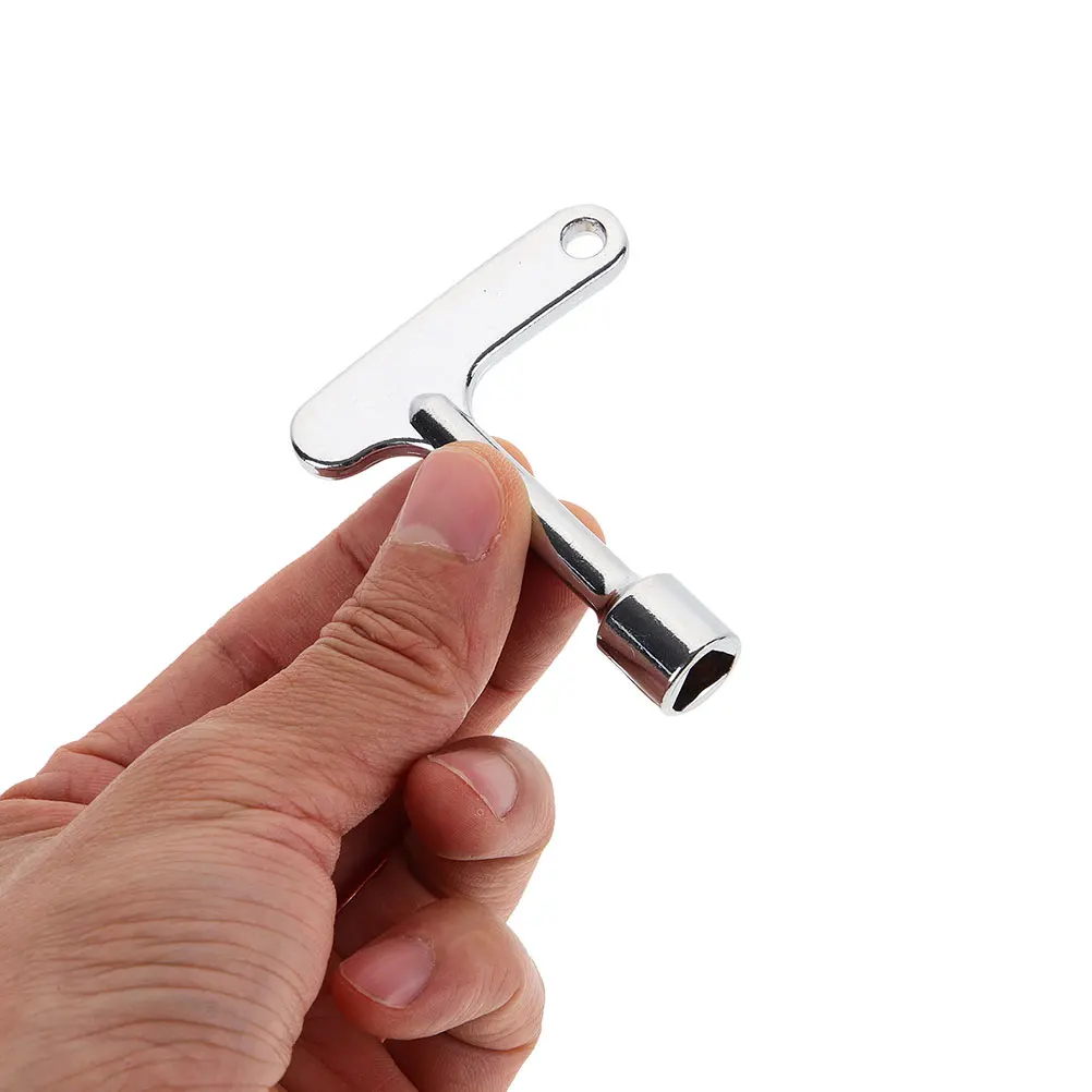 

2 PCS Triangle Lock Key Door Spanner Elevator Drop Outdoor Bin Zinc Alloy Multi-functional Cabinet