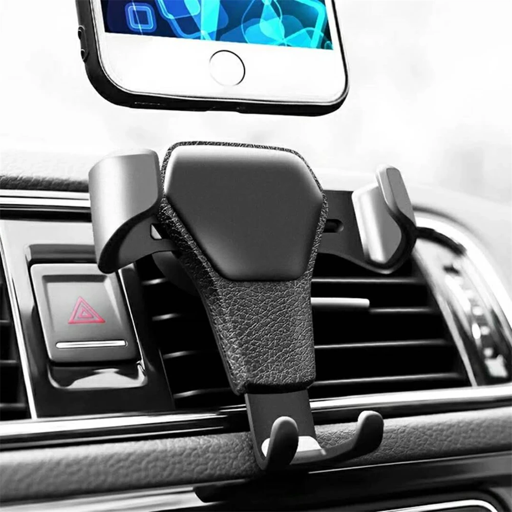 Universal Gravity Auto Phone Holder Car Air Vent Clip Mount Mobile Phone Holder Cell Phone Stand Support For iPhone For Samsung