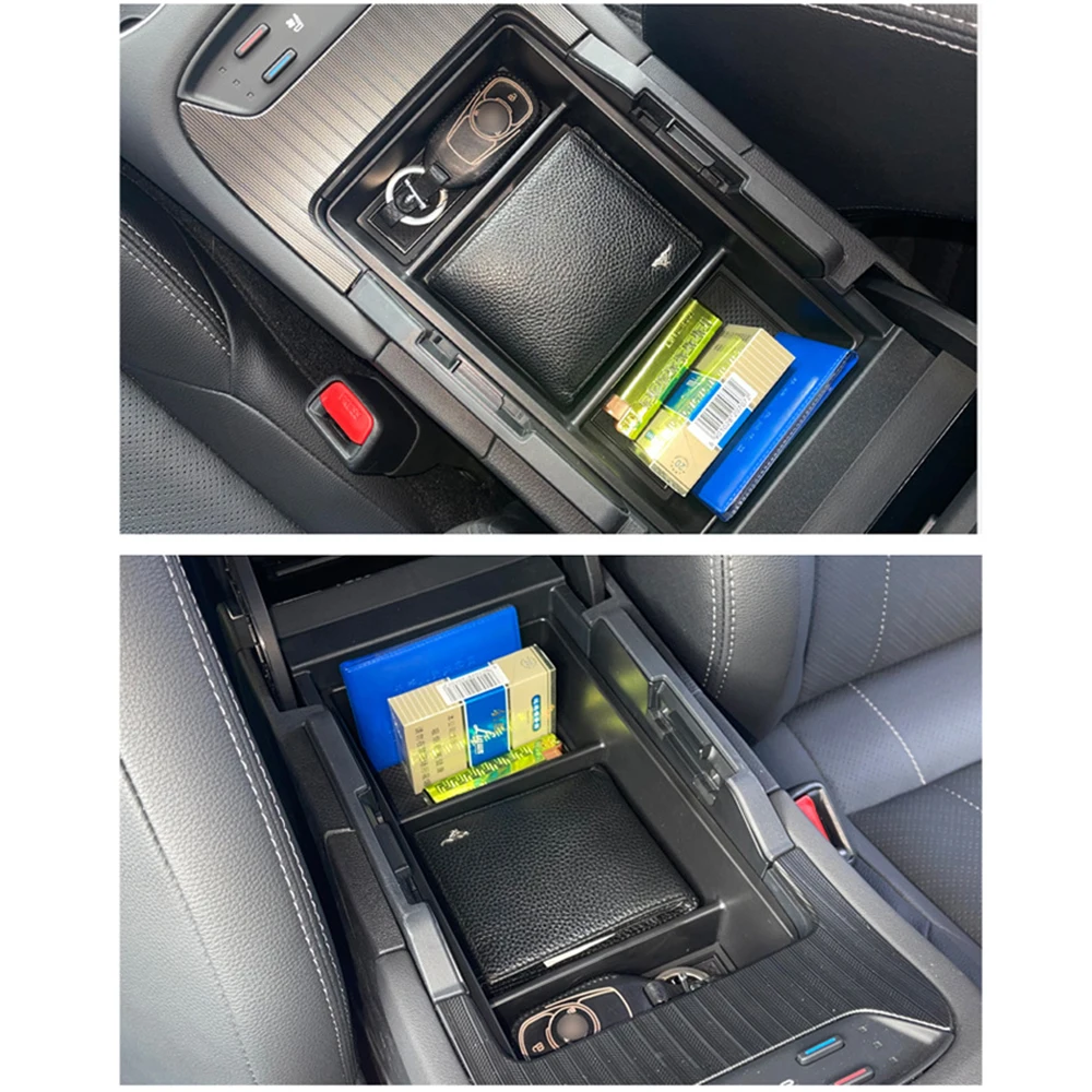 Central Armrest Storage Box For BMW 5 6 Series G30 G31 2018 2019 ABS Center Console Sundries Packing Organizer Box Accessories