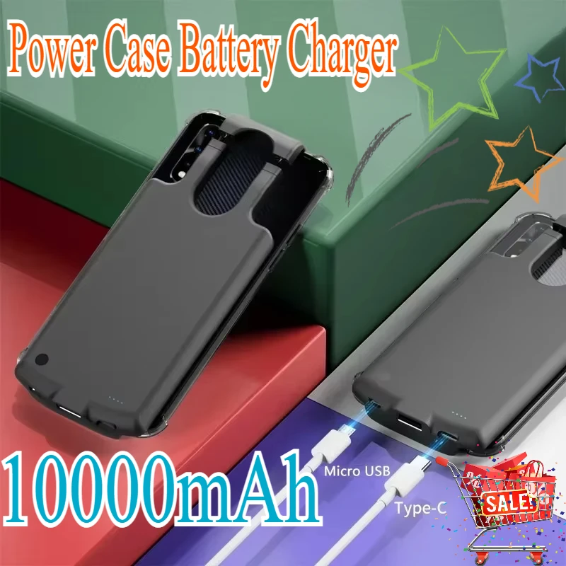 Universal Power Case Battery Charger Case for IPhone Samsung Huawei Xiaomi Charger Case Charging Power Bank Portable Charger