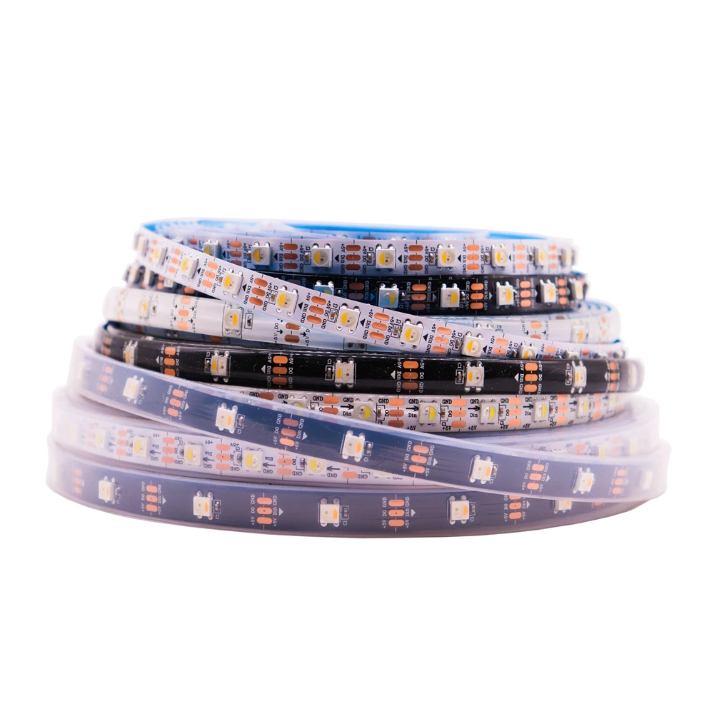 

SK6812-RGBW 4 IN 1 Led Strip Similar WS2812B 30 60 144LEDs/m Individual Addressable IC RGBWW Led Lights IP30 IP65 IP67 DC5V