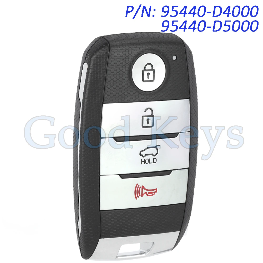 

KEYECU 95440-D4000 95440-D5000 for Kia Optima 2016 2017 2018 2019 2020 Smart Remote Control Key Fob SY5JFFGE04 433MHz 4 Buttons
