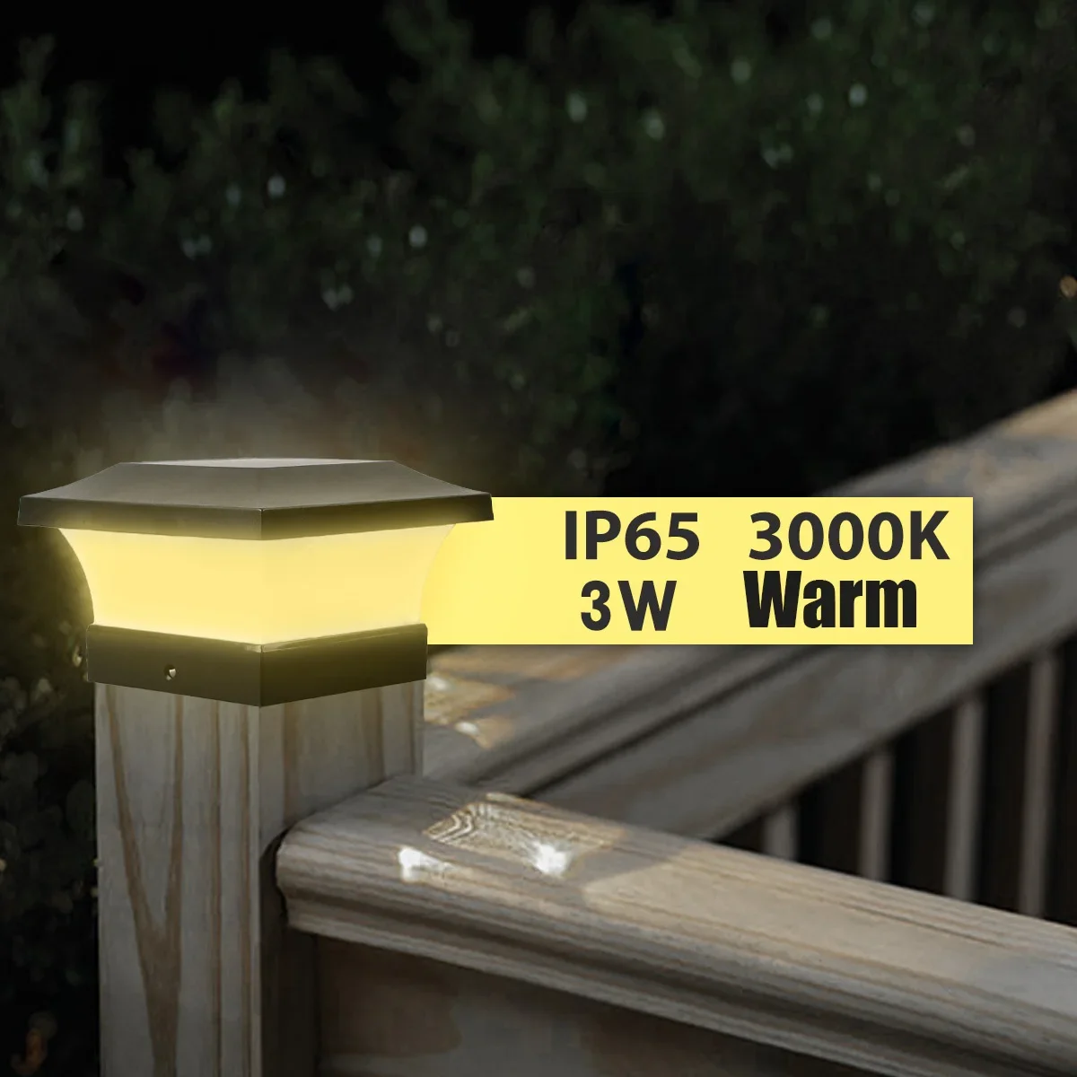 Solar Fence LedLights Waterproof for Garden Decoration Gate Fence Wall Courtyard Cottage Outdoor Lighting