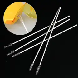 10Pcs Stainless Steel Drinking Straw Cleaning Brush Baby Feeding Bottle Pipe Straw Tube Pipe Cleaner Straws Cleaning Brush