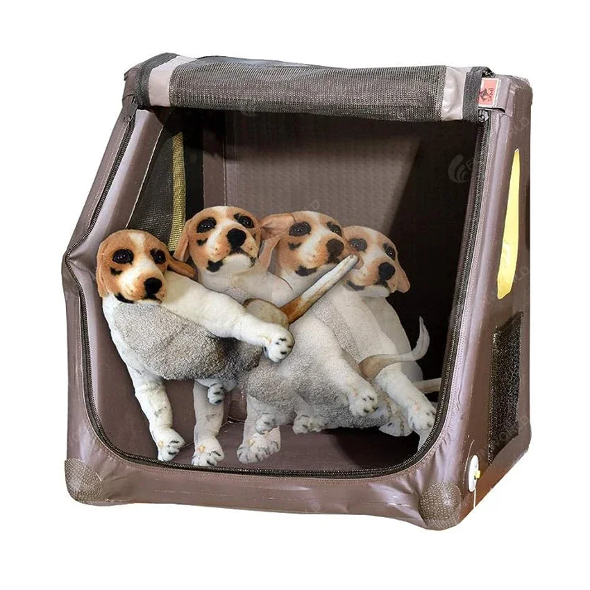 

Funworldsport Dog Tent Indoor/Outdoor Soft Portable and Foldable Inflatable Travel Pet Crate