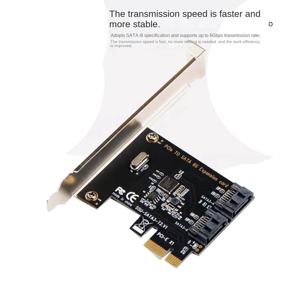 Tarjeta PCIE a SATA Adaptador PCI-E Convertidor PCI Express a SATA3.0