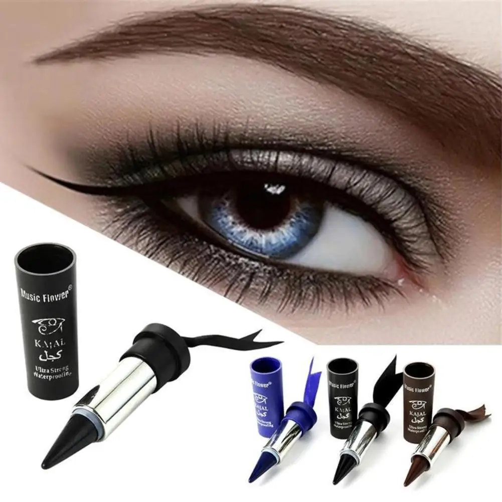 Women Smoky Eye Eyeliner Pencil Thick Pencil Eye Gel Liner Bold Eyeliner Color Blue Waterproof Long Lasting Korea Cosmetics