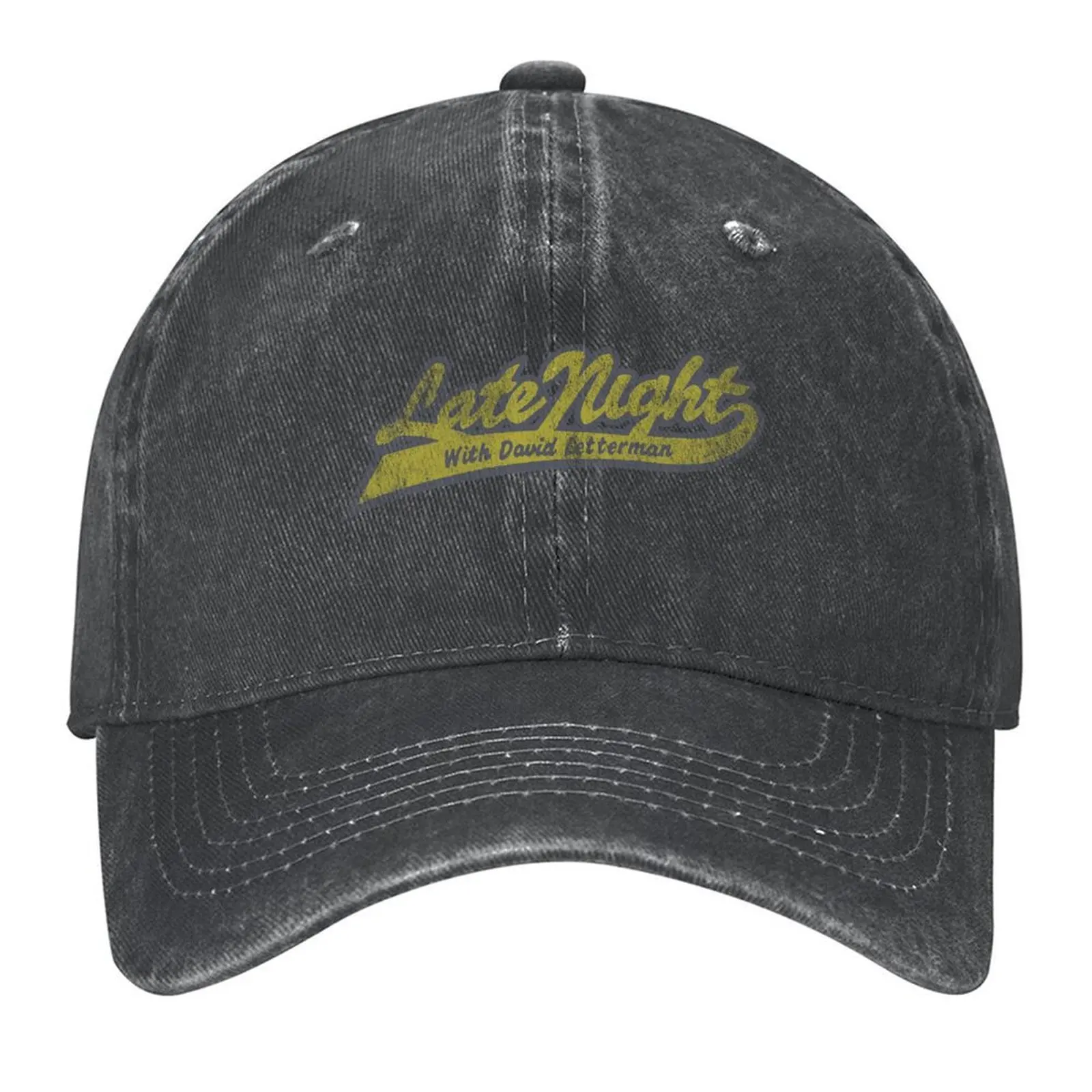 

Late Night With David Letterman Baseball Cap custom Hat Sun Cap dad hat Golf Hat Man Hats Woman Men's