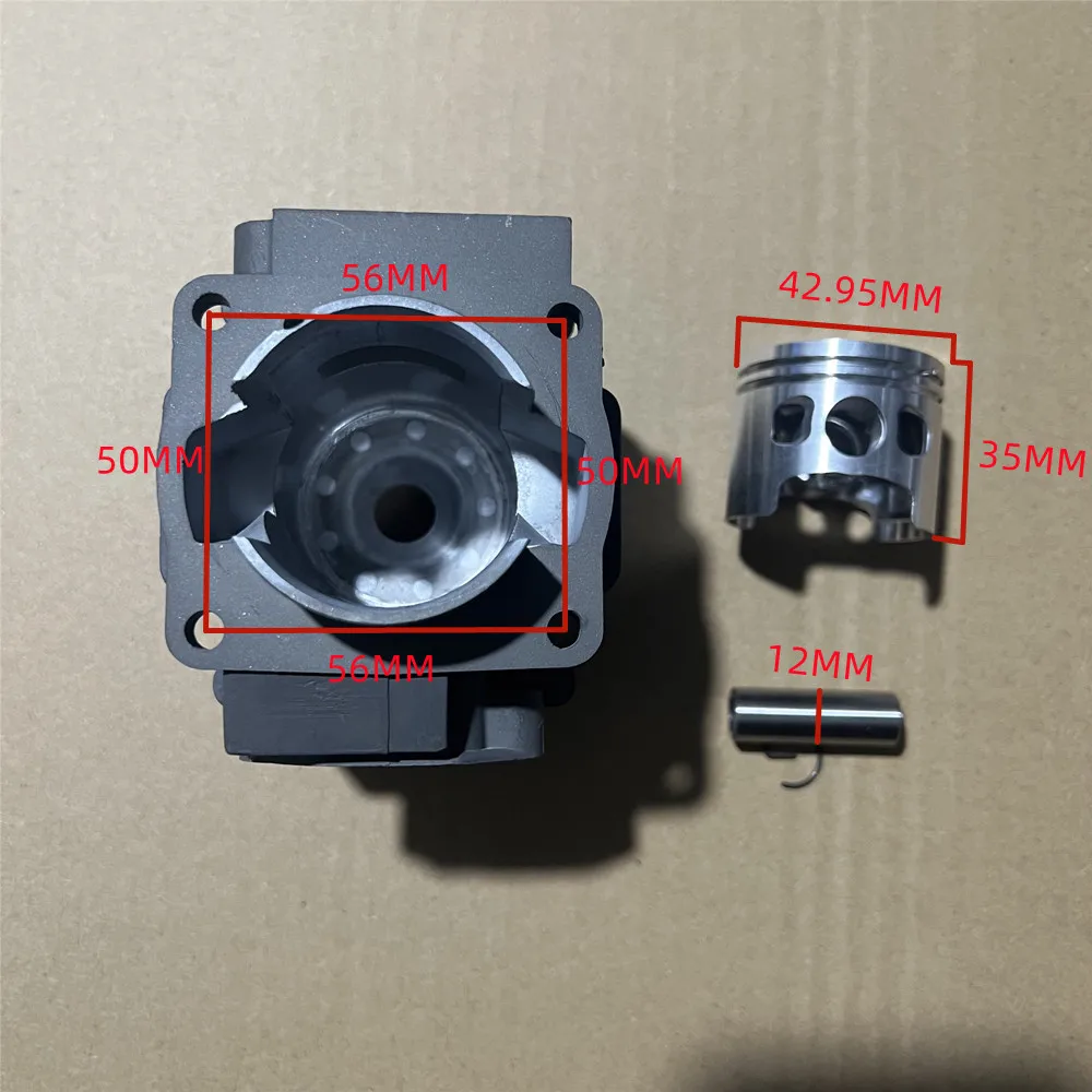 Cylinder Piston Kit 43MM For KAWASAKI MITSUBISHI T320 SV-PHV100-120 Double Man Operation Tea Picker Parts