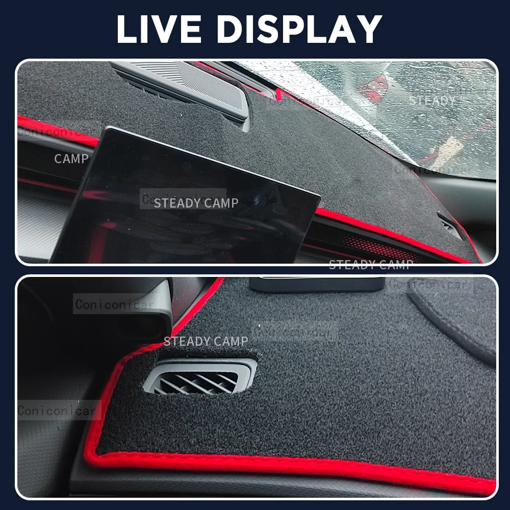 For CHERY JETOUR DASHING X-1 2023 2024 Car Dashboard Avoid Light Pad Instrument Platform Desk Cover Mats Carpets Anti-UV 2