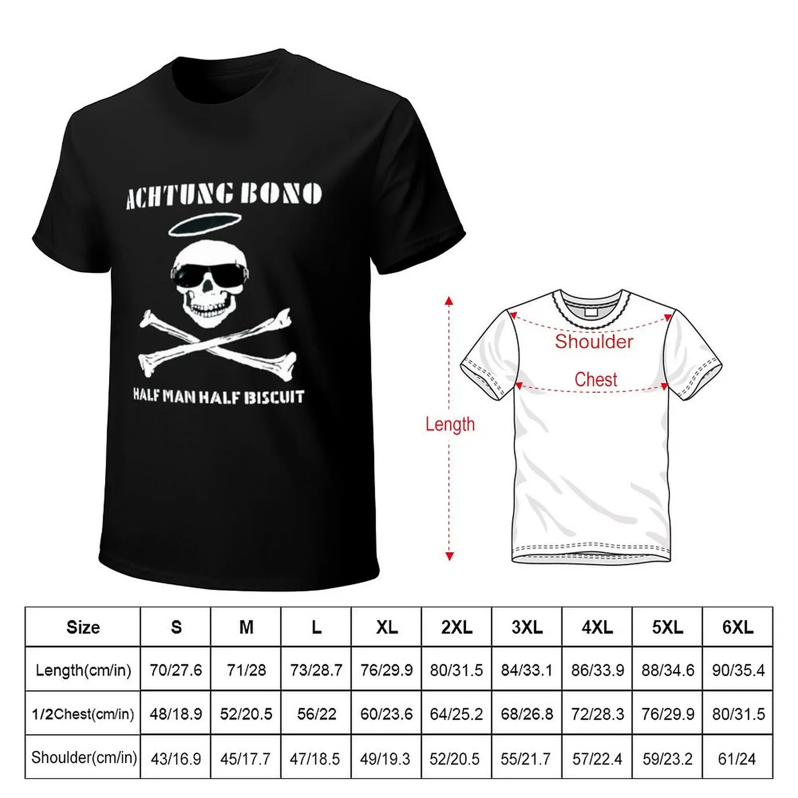 half man half biscuit skull T-shirt heavyweights sweat aesthetic clothes summer clothes mens champion t shirts