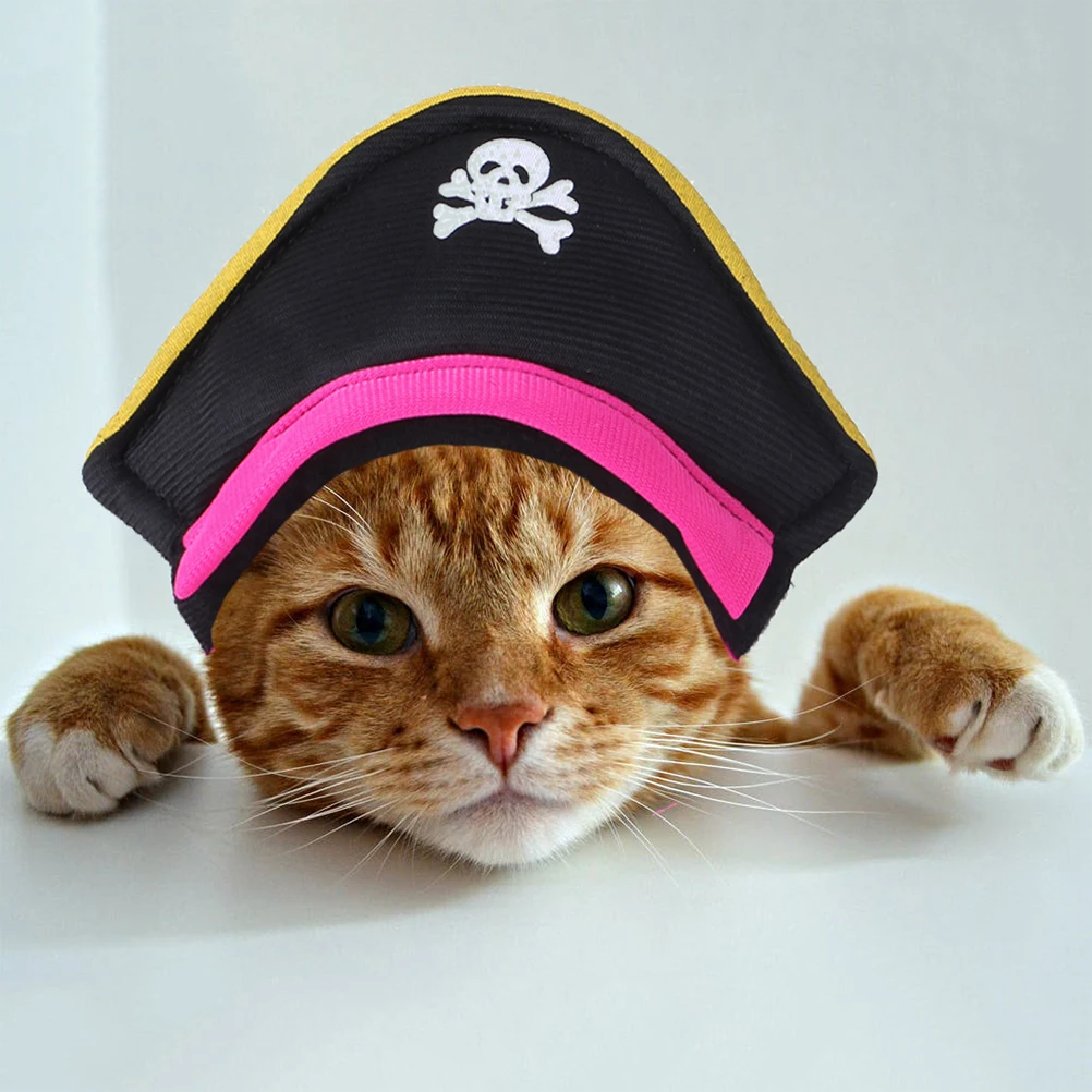 

1 set Pet Pirate Costume Comfortable Polyester Material Bright Colors Perfect for Cats Dogs Festival Party Photos