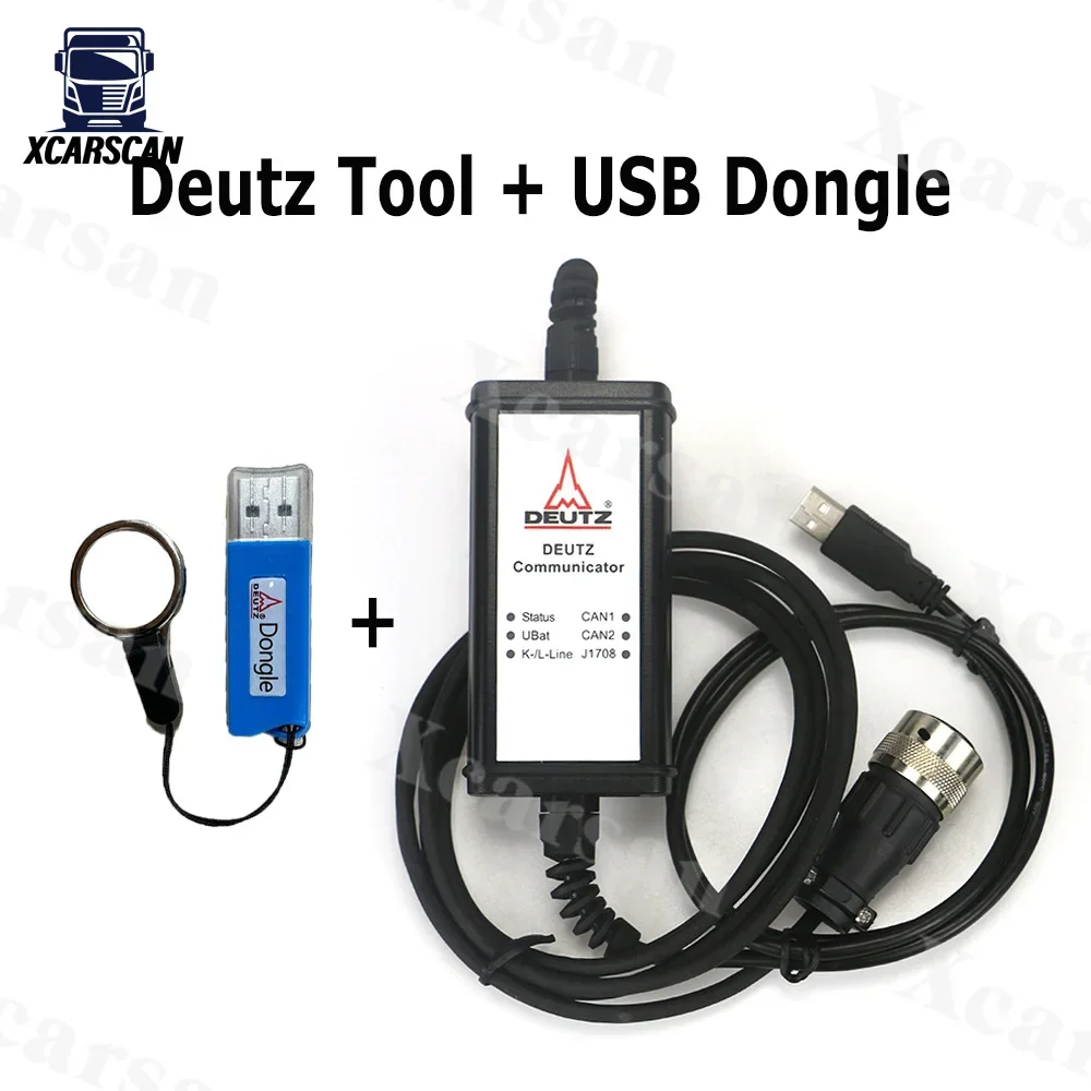 For SerDia 2010 diagnostic programming tool EMR4 6 For Deutz + USB Dongle controllers Deutz decom diagnostic kit