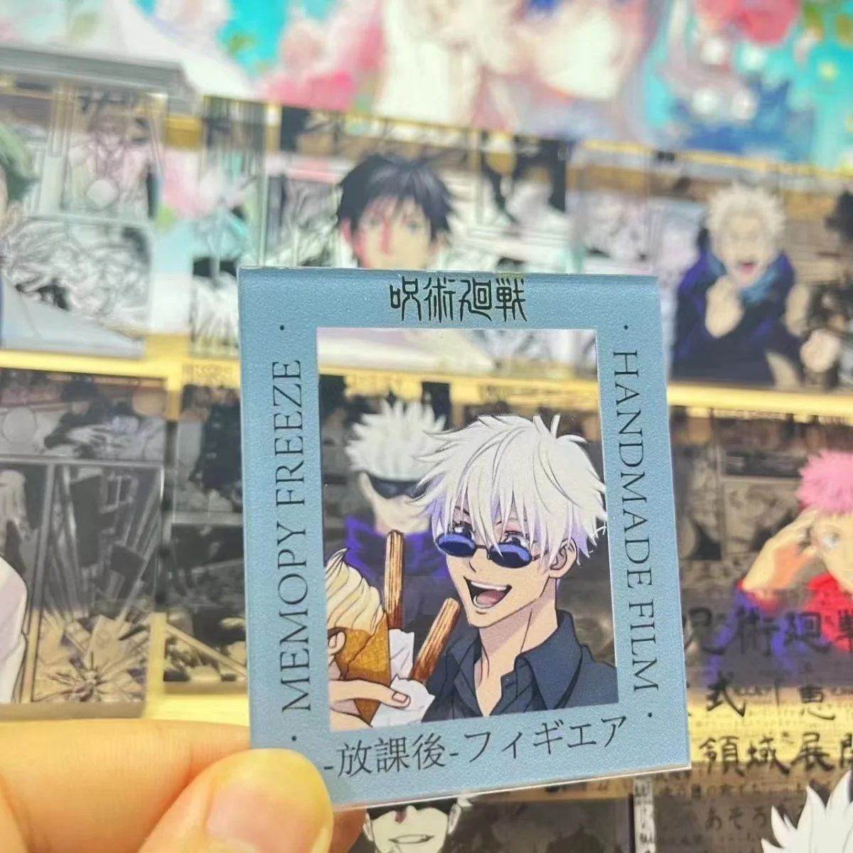 Anime Jujutsu Kaisen Satoru Gojo	Geto Suguru Inumaki Toge Cosplay Acrylic Transcard Polaroid  Ambitus