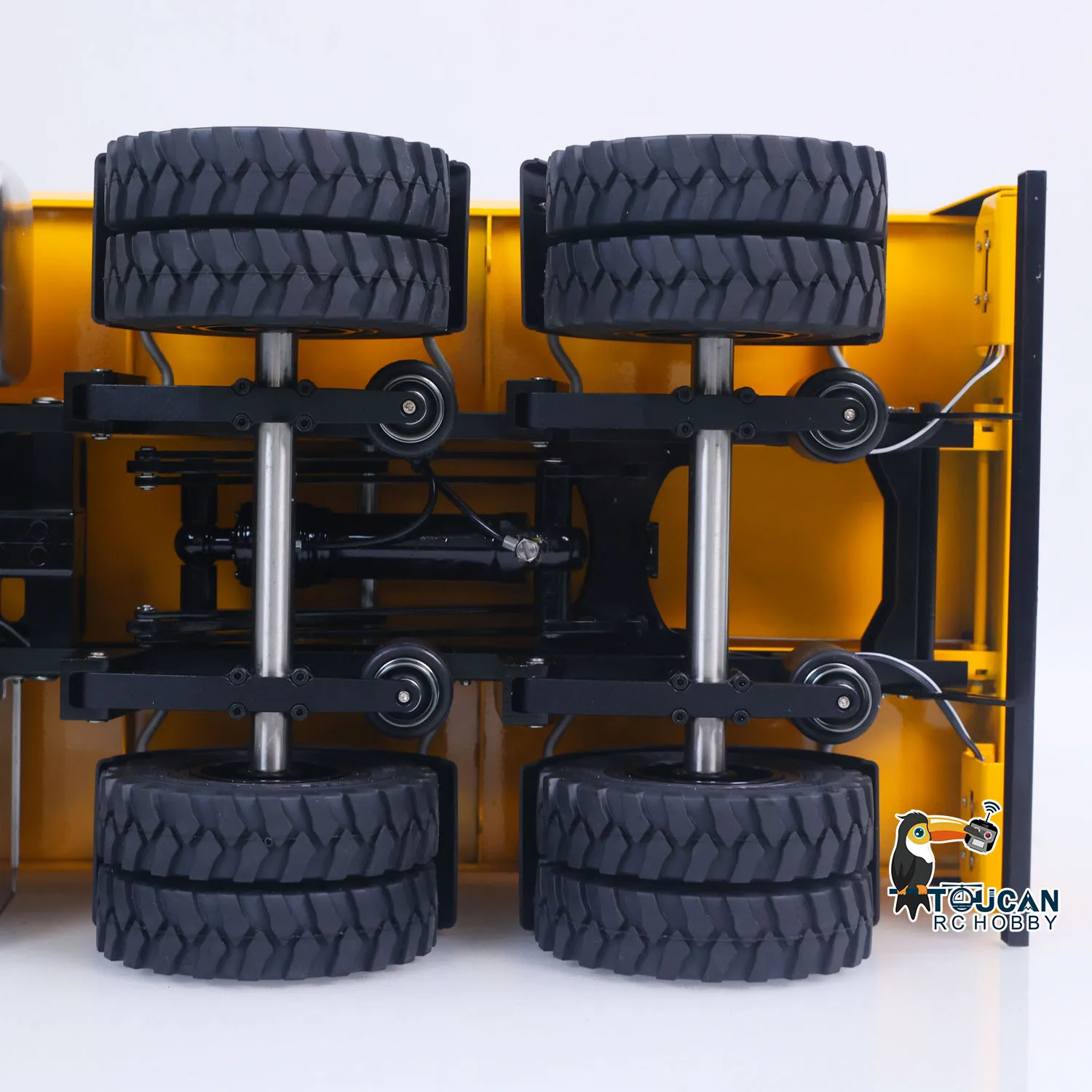 

1/14 6x6 RC Dump Trailer 2 Axles Metal Manual Support Legs for Toys Remote Control Tractor Truck Lorry Hydraulic Crane 4151 AK