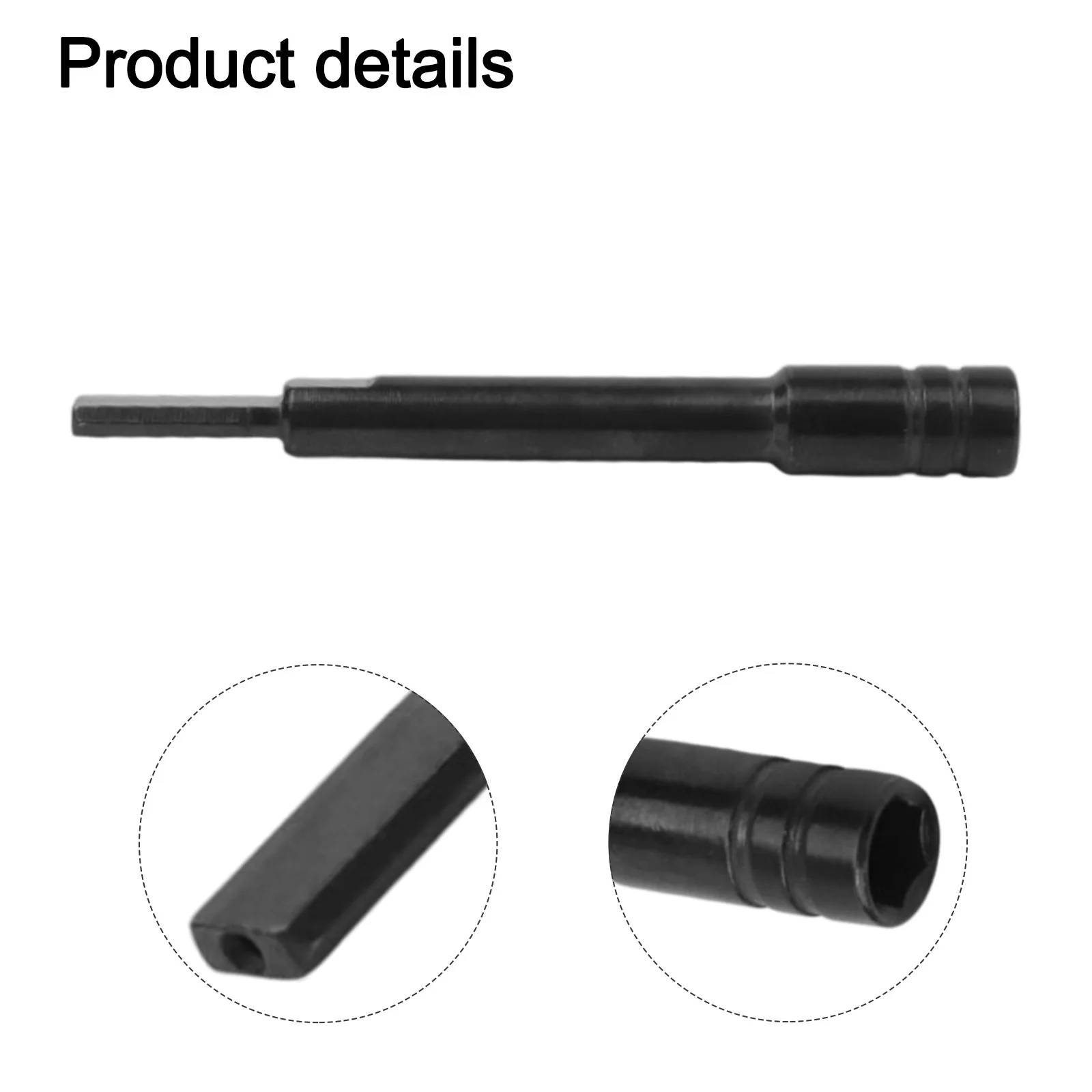 1 Uds. Para varilla de extensión de acero al cromo vanadio de 83mm con mango redondo, varilla de extensión con mango redondo, piezas de herramientas de diseño