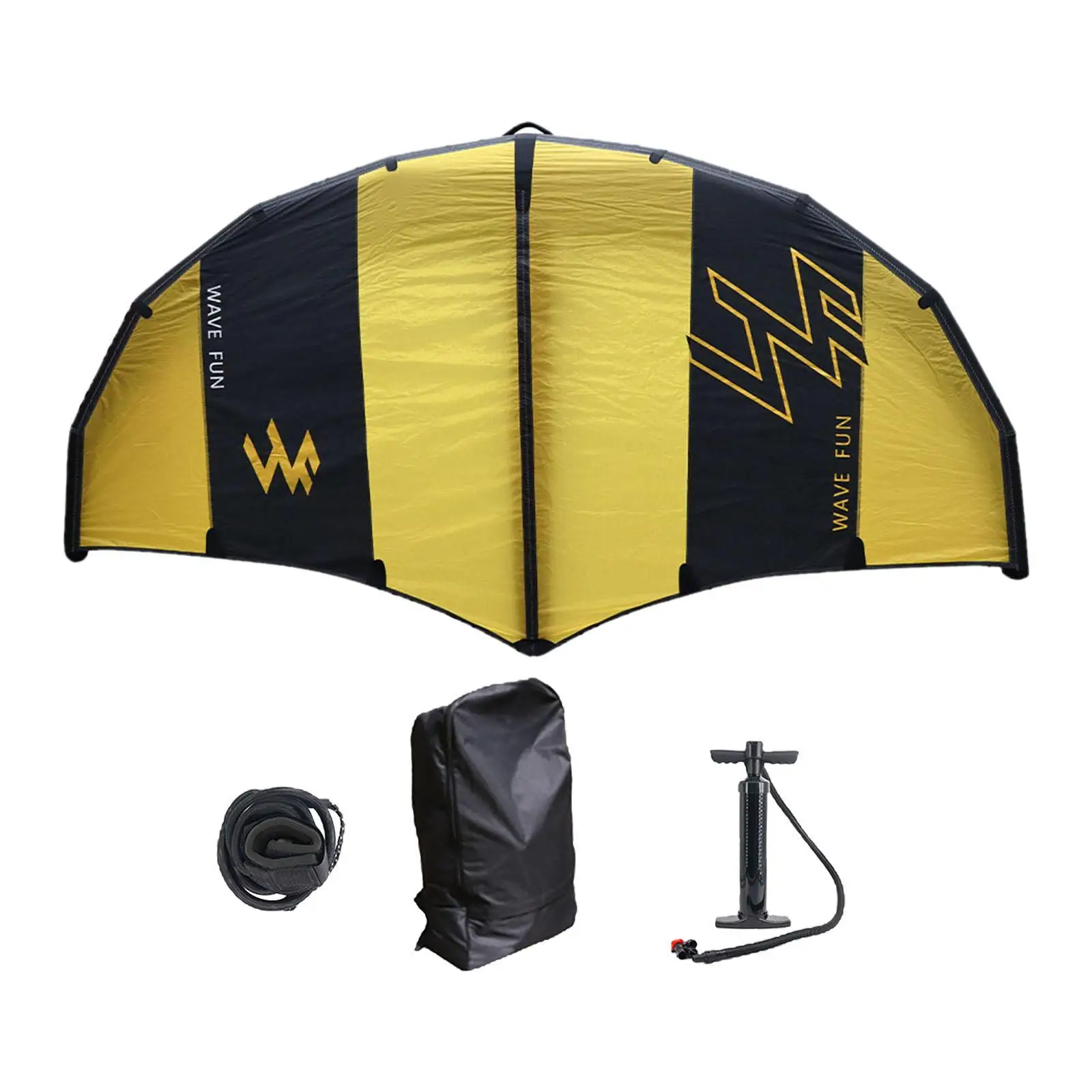 

Inflatable Surfing Wing with Air Pump Professional Waterproof Handheld Surf Sail for Water Surfing Kiteboard Water Sports