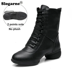 Fahion Soft Dance Boots Women Modern Jazz Latin Dance Shoes Ladies Mesh Breath Soft Sole Sport Jazz Boots Sailor Square Dancing