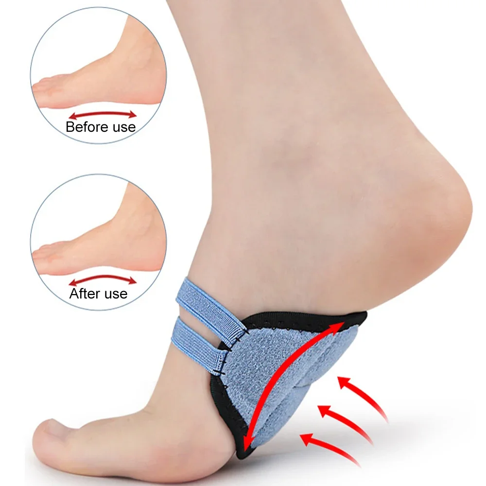 

LAOZHAO 1Pair Magnetic Arch Support Compression Sleeves, Cushioned Foot Relief for Plantar Fasciitis and Fallen Arches