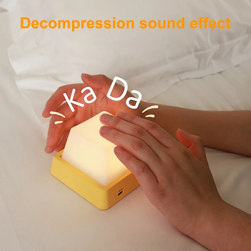LED Night Lights Bedside Table Lamp Room Decoration USB Rechargeable Led Lamp Decor Holiday Baby Bedroom For Birthday Gift